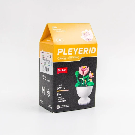 Sluban Pleyerid Potplanten Display 4 M38 B1077 Tulip Building Blocks Set - Sluban - Image 2