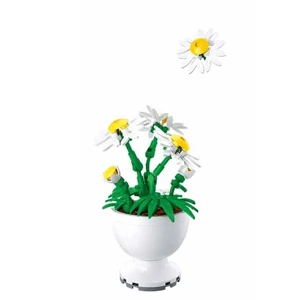 Sluban Pleyerid Potplanten Display 4 M38 B1077 Tulip Building Blocks Set - Sluban - Image 3