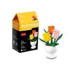 Sluban Potted Plants Garden Building Blocks Set M38-B1077, 515 Pieces, Flowers and Plants - Sluban