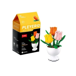 Sluban Potted Plants Garden Building Blocks Set M38-B1077, 515 Pieces, Flowers and Plants