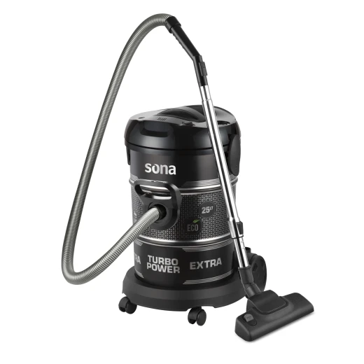 Sona Barrel Vacuum Cleaner 2400W with Air Blower and 25 Liter Metal Tank SVC-613 Sona Barrel Vacuum Cleaner 2400W with Air Blower and 25 Liter Metal Tank SVC-613