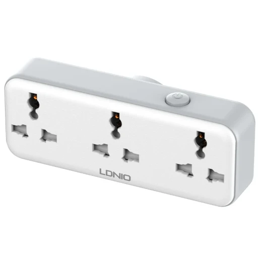 LDNIO SC3317 Portable Power Strip 3 AC Outlets 2 USB Ports 30W Fast Charging - LDNIO - Image 4