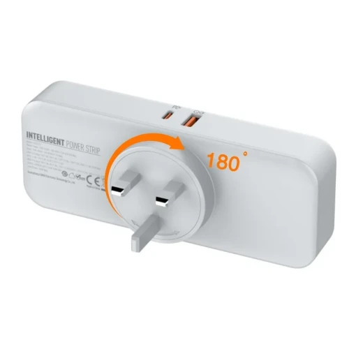 LDNIO SC3317 Portable Power Strip 3 AC Outlets 2 USB Ports 30W Fast Charging - LDNIO - Image 8