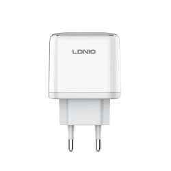 شاحن حائط LDNIO Q1415 USB-C بقوة 45 واط، محول شحن سريع لأجهزة iPhone و iPad وهواتف Android