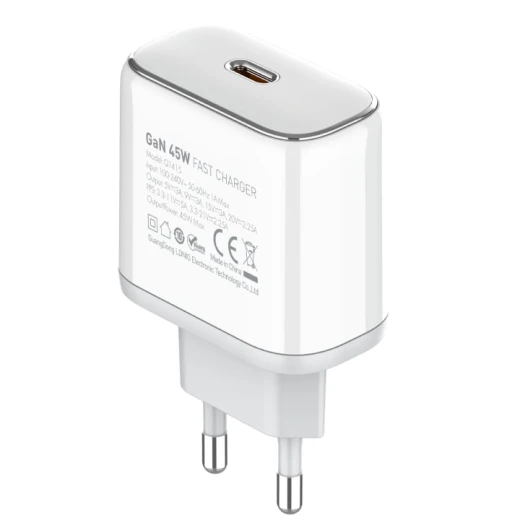 شاحن حائط LDNIO Q1415 USB-C بقوة 45 واط، محول شحن سريع لأجهزة iPhone و iPad وهواتف Android - إل دي إن آي أو - Image 7