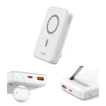 Ldnio PQ16 10000mAh Magnetic Wireless Power Bank with Invisible Stand, 22.5W Fast Charging, White - LDNIO