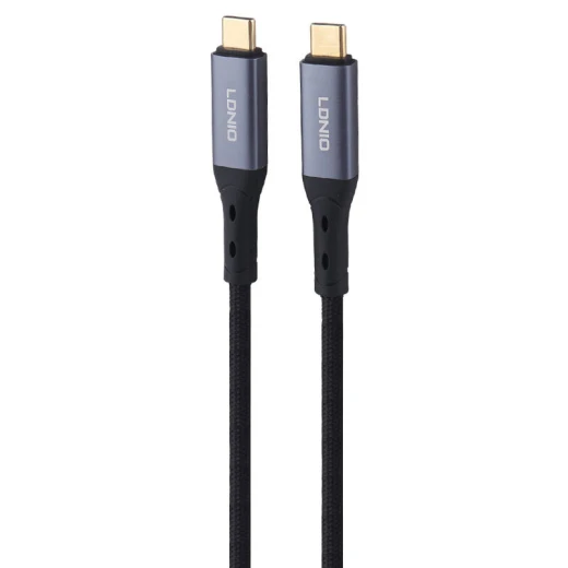 LDNIO TC-11c USB-C to USB-C Fast Charging Cable 240W 1 Meter Black - LDNIO - Image 2