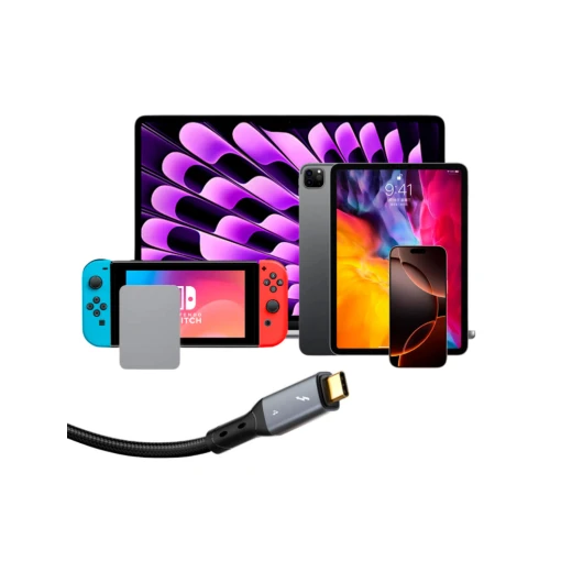 LDNIO TC-11c USB-C to USB-C Fast Charging Cable 240W 1 Meter Black - LDNIO - Image 3