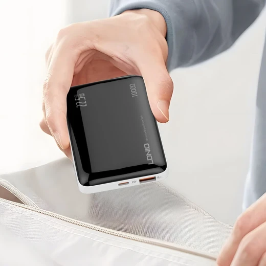 LDNIO PQ25 10000mAh Power Bank Fast Charging Portable Charger Black - LDNIO - Image 5
