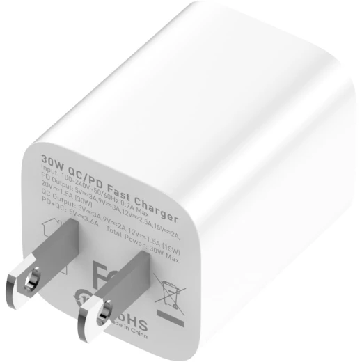 Ldnio A2317C 30W USB-A and USB-C Charger with Lightning Cable 1M White - LDNIO - Image 4