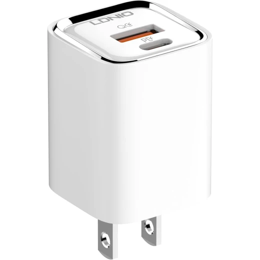 Ldnio A2317C 30W USB-A and USB-C Charger with Lightning Cable 1M White - LDNIO - Image 8