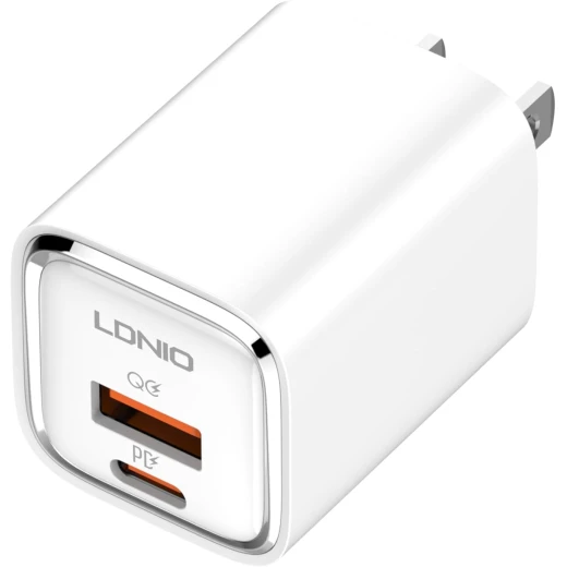 Ldnio A2317C 30W USB-A and USB-C Charger with Lightning Cable 1M White - LDNIO - Image 5