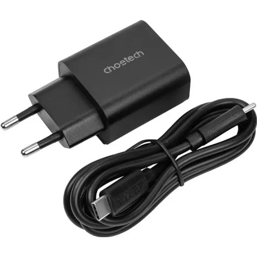 Choetech 25W USB C Wall Charger Fast Charging Adapter Black Color Power Delivery 3.0 Compatible with Samsung Galaxy, iPhone, and More Devices PD6003 Choetech 25W USB C Wall Charger Fast Charging Adapter Black Color Power Delivery 3.0 Compatible with Samsung Galaxy, iPhone, and More Devices PD6003
