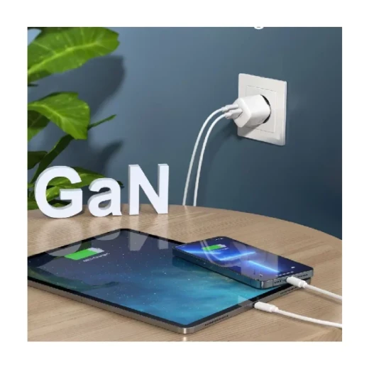 شاحن جداري تشويتك 33 واط بمنفذ USB-C، محول شحن سريع مزدوج، أبيض PD5006 - تشويتك - Image 7