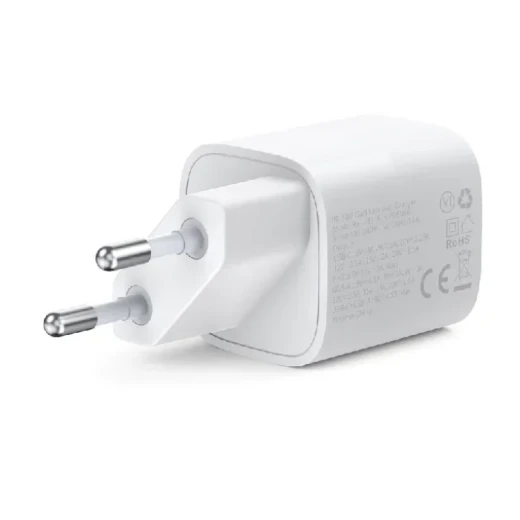 شاحن جداري تشويتك 33 واط بمنفذ USB-C، محول شحن سريع مزدوج، أبيض PD5006 - تشويتك - Image 9