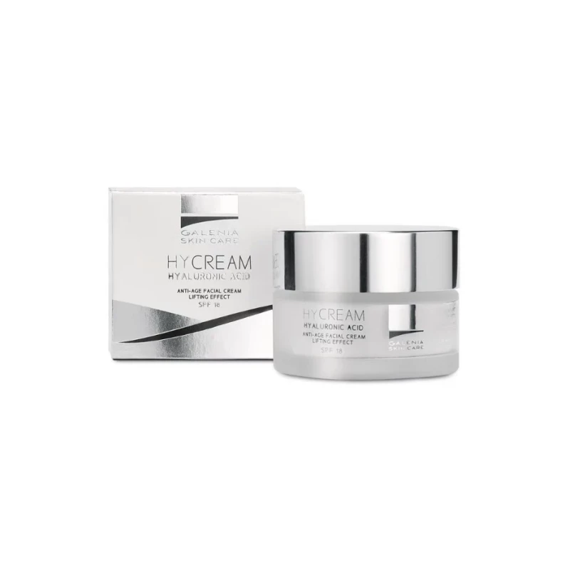 Galenia Skin Care Hy Cream Anti Aging Facial Cream SPF18 50ml, Hydrating & Protective - Galenia Skin Care