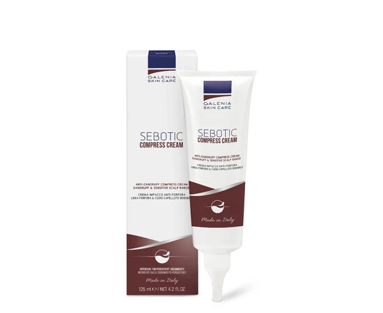 Galenia Sebotic Compress Cream 125ml Effectively Targets Scalp Plaques and Desquamation: Gentle Formula for Soothing Relief and Improved Scalp Health. Dermatologist Tested. - Galenia Skin Care