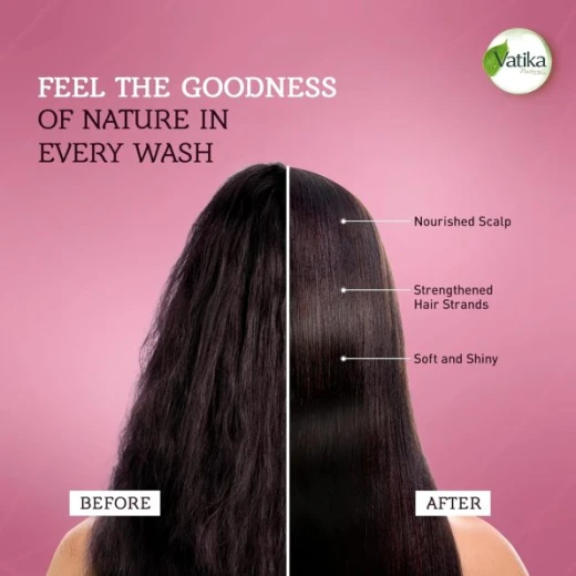 Vatika Naturals Red Onion Shampoo for Thicker Stronger Hair Growth 400ml Scalp Nourishment for Thin Hair and Breakage - Vatika - Image 3