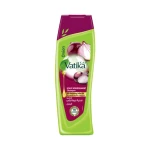 Vatika Naturals Red Onion Shampoo for Thicker Stronger Hair Growth 400ml Scalp Nourishment for Thin Hair and Breakage - Vatika
