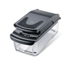 Kuchenprofi FixFix Plus Onion Vegetable Cutter Black Plastic Kitchen Gadget