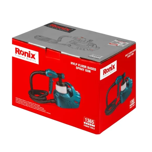 Ronix 1365 Electric HVLP Floor-Based Paint Sprayer 650W for Walls and Crafts - Ronix - Image 3