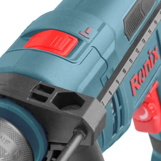 Ronix 2214L Electric Impact Drill 650W 13mm Keyed Chuck for Wood, Steel, Concrete - Ronix - Image 8