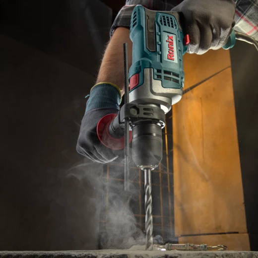 Ronix 2215 Electric Impact Drill 850W Keyless Chuck, Wood, Steel, Concrete - Ronix - Image 9