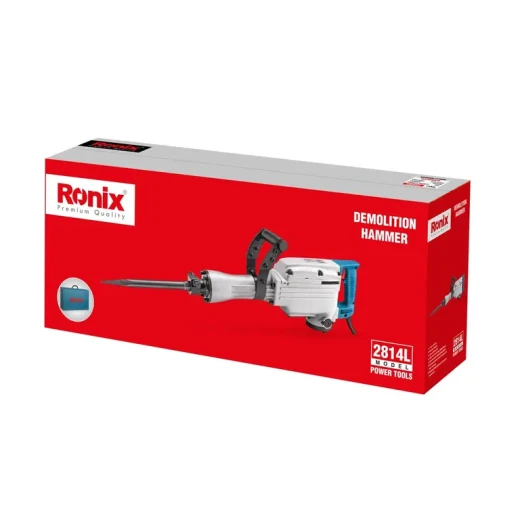 Ronix 2814L Demolition Hammer 1600W 45J Impact Force HEX Bit Holder - Ronix - Image 5