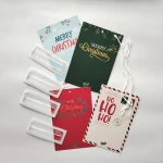 Lafita Christmas Collection - Theme A - 4 cards with clear blister tray (Adhesive sticker included) - Lafita
