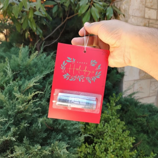 Lafita Christmas Collection - Theme A - 4 cards with clear blister tray (Adhesive sticker included) - Lafita - Image 3