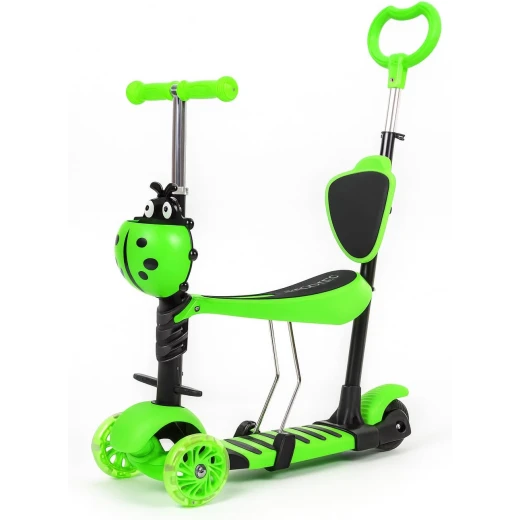 5-in-1 Baby/Toddler Multi-Functional Scooter & Ride-on - Balance and Push Walker Green 5-in-1 Baby/Toddler Multi-Functional Scooter & Ride-on - Balance and Push Walker Green