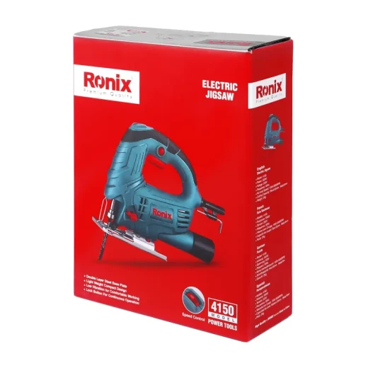 Ronix 4150 Electric Jigsaw 550W Professional Wood and Metal Cutting Tool Kit with Variable Speed Control and 2 Blades for Versatile Applications - Ronix - Image 4