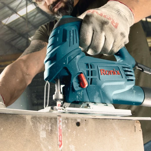 Ronix 4150 Electric Jigsaw 550W Professional Wood and Metal Cutting Tool Kit with Variable Speed Control and 2 Blades for Versatile Applications - Ronix - Image 10