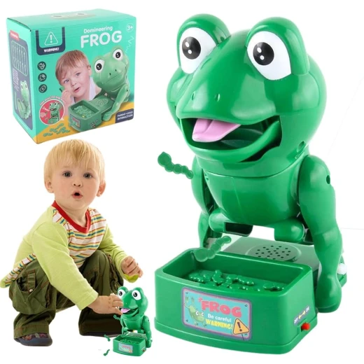 Warn! Electric Frog Interactive Game (RH810-1) - Creative Game with Sound and Light for Parent-Child Interaction Warn! Electric Frog Interactive Game (RH810-1) - Creative Game with Sound and Light for Parent-Child Interaction