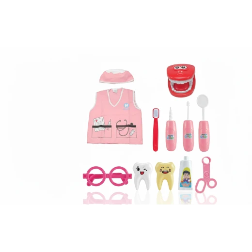 Doctor Play Set / Dentist Kit (9901-63) - Role Play Kit with Doctor Vest and Dental Accessories Doctor Play Set / Dentist Kit (9901-63) - Role Play Kit with Doctor Vest and Dental Accessories