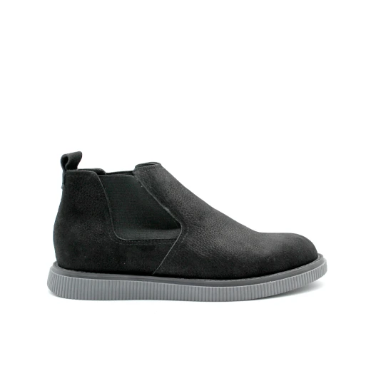 Men's Black Suede Casual Chelsea Boots | Comfortable and Stylish with a Thick, Shock-Absorbing Sole | Easy Slip-On with Flexible Side Panels 44 - Shooz - Image 2
