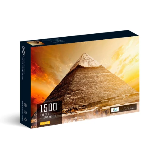 1500 Piece Jigsaw Puzzle - Great Pyramid of Giza (9013) - 80 Centimeter × 60 Centimeter Puzzle Size 1500 Piece Jigsaw Puzzle - Great Pyramid of Giza (9013) - 80 Centimeter × 60 Centimeter Puzzle Size