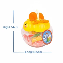 Jia Pei Le Dinosaur Play Dough Kit (5838-200) - Play-Doh Puzzle Handmade Set with Storage Tank/Piggy Bank