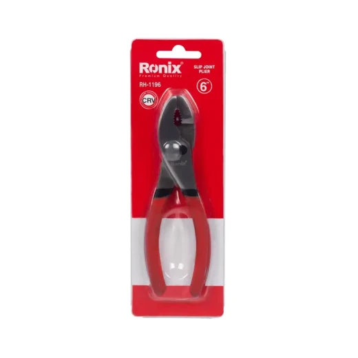 Ronix 6 Inch Slip Joint Pliers, Drop Forged Carbon Steel, TPR Grip, Chrome Plated Ronix 6 Inch Slip Joint Pliers, Drop Forged Carbon Steel, TPR Grip, Chrome Plated