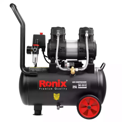 Ronix RC-2512 Silent Air Compressor 25L 1300W Oil-Free Workshop - Ronix - Image 7