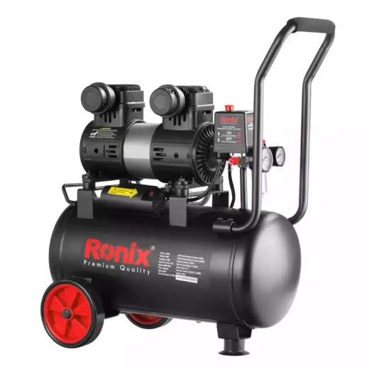 Ronix RC-2512 Silent Air Compressor 25L 1300W Oil-Free Workshop - Ronix - Image 6