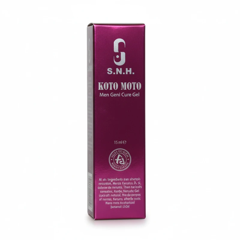 KOTO MOTO Men Genicare Gel 15 ml, Natural Formula for Active Men, Freshness, Hygiene, Odor Control - S.N.H