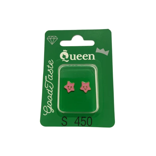 Queen Medical-Grade Stud Earrings – Pair, Hypoallergenic Surgical Steel & Gold-Plated, Secure Queen Medical-Grade Stud Earrings – Pair, Hypoallergenic Surgical Steel & Gold-Plated, Secure