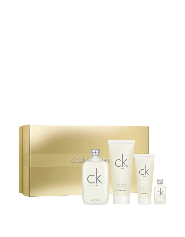Calvin Klein CK One Gift Set Eau De Toilette, Body Lotion, Hair & Body Wash 200ml - Calvin Klein