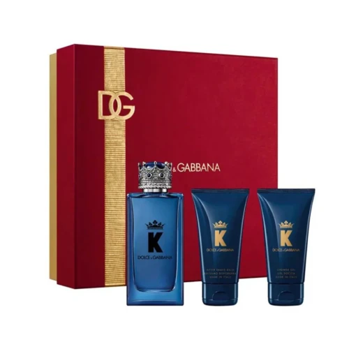 Dolce & Gabbana K Men Eau De Parfum Gift Set 100ml, After Shave Balm 50ml , Shower Gel 50ml