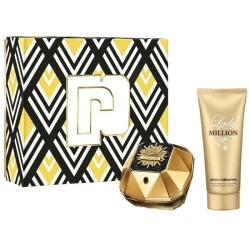 Paco Rabanne Lady Million Fabulous Eau De Parfum 80ml and Body Lotion 100ml Gift Set For Women