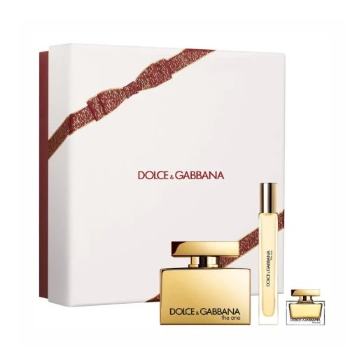 مجموعة هدايا دولتشي آند غابانا ذا ون جولد إنتنس, ماء عطر 75 مل + حجم سفر 10 مل + حجم صغير 5 مل | مجموعة عطور ثلاثية أنيقة للعطلات مجموعة هدايا دولتشي آند غابانا ذا ون جولد إنتنس, ماء عطر 75 مل + حجم سفر 10 مل + حجم صغير 5 مل | مجموعة عطور ثلاثية أنيقة للعطلات