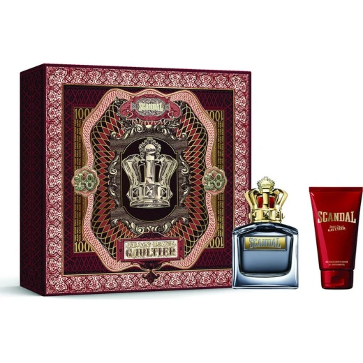 Jean Paul Gaultier Scandal Eau De Toilette Gift Set For Men 100ml. Includes EDT, Shower Gel, and Aftershave Balm A Sophisticated Fragrance Collection Jean Paul Gaultier Scandal Eau De Toilette Gift Set For Men 100ml. Includes EDT, Shower Gel, and Aftershave Balm A Sophisticated Fragrance Collection
