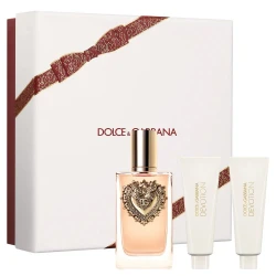 مجموعة عطور دولتشي آند غابانا ديفوشن للنساء، ماء عطر، جل استحمام، لوشن للجسم