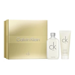 Calvin Klein CK One Eau De Toilette 2 Piece Set, Includes 100ml EDT Spray & Shower Gel, Fresh and Citrus Scent, Ideal Gift for Men and Women, Long Lasting Fragrance